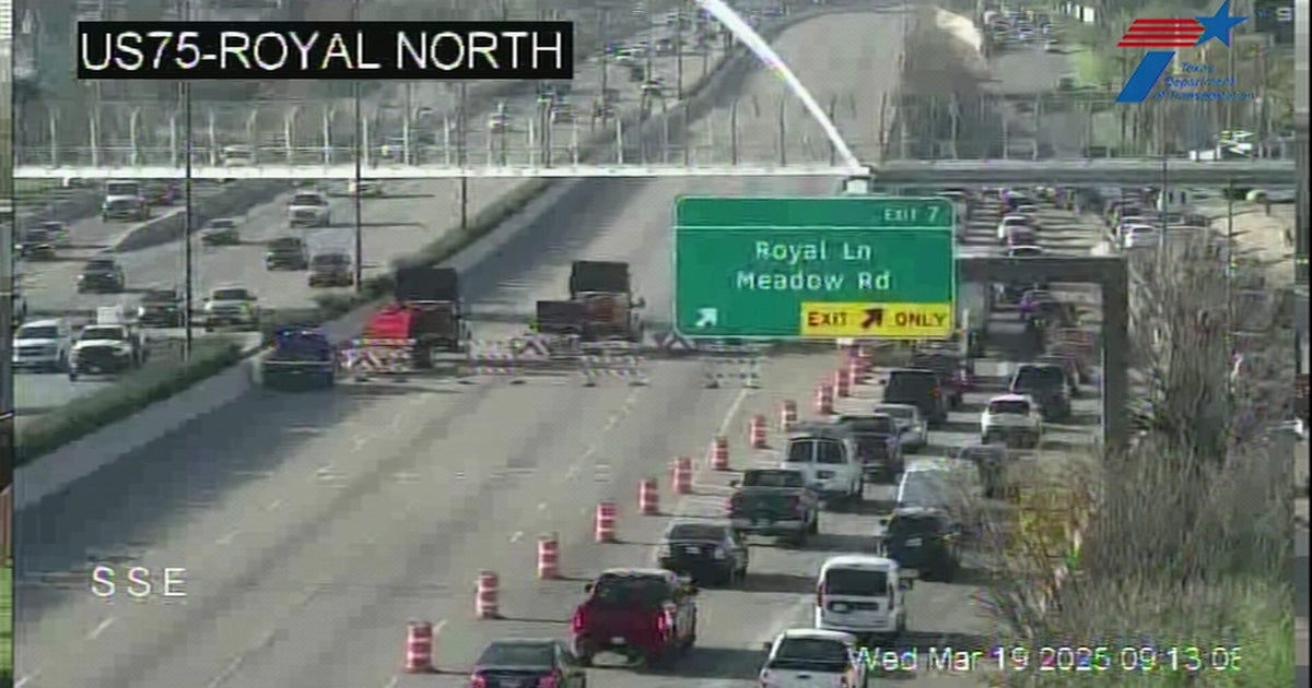 Reopening of US-75 in Dallas following fatal pedestrian crash