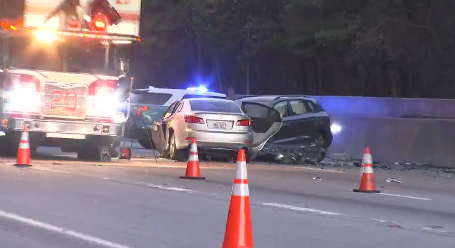 2 dead in wrong-way head on-crash on Interstate 40 in North Carolina