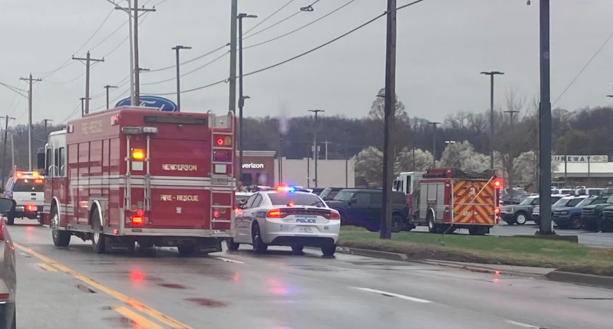 Traffic congestion on Highway 41 due to Henderson accident