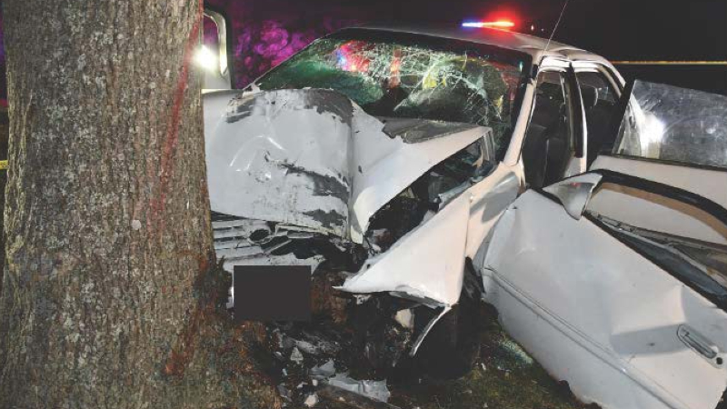 2 hurt after car crashes into tree in Newport