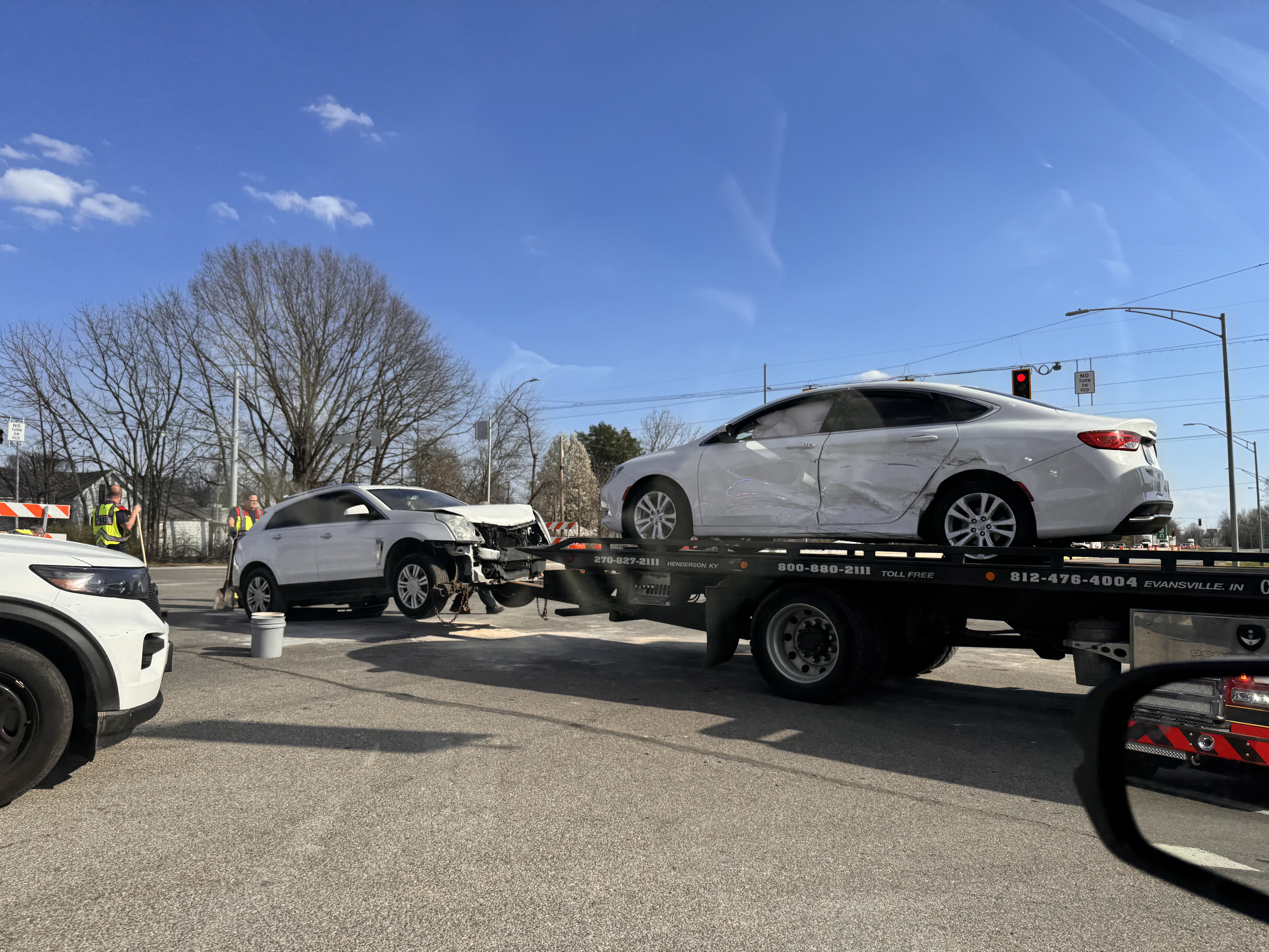 Accident on US 41 and Washington Avenue slows traffic