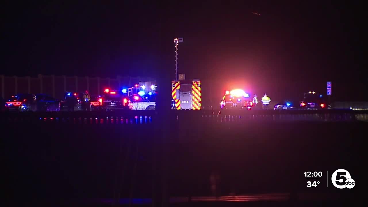 Macedonia police say an individual died by suicide on I-271 this morning