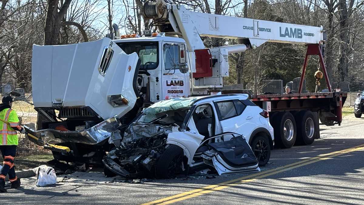 Driver suffers life-threatening injuries in crash involving boom truck