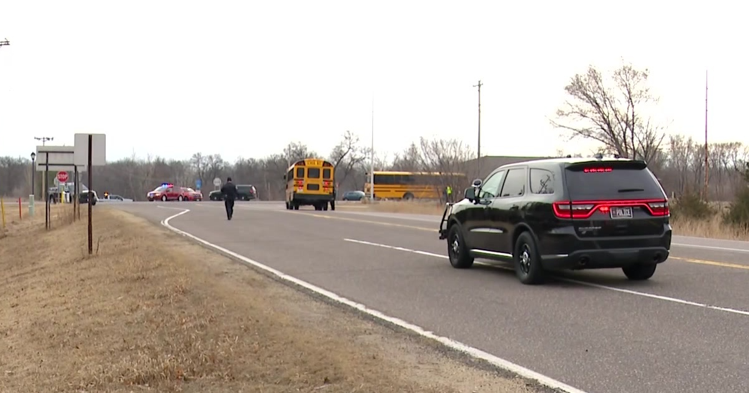 Cyclist fatally struck by school bus in St. Francis, officials say