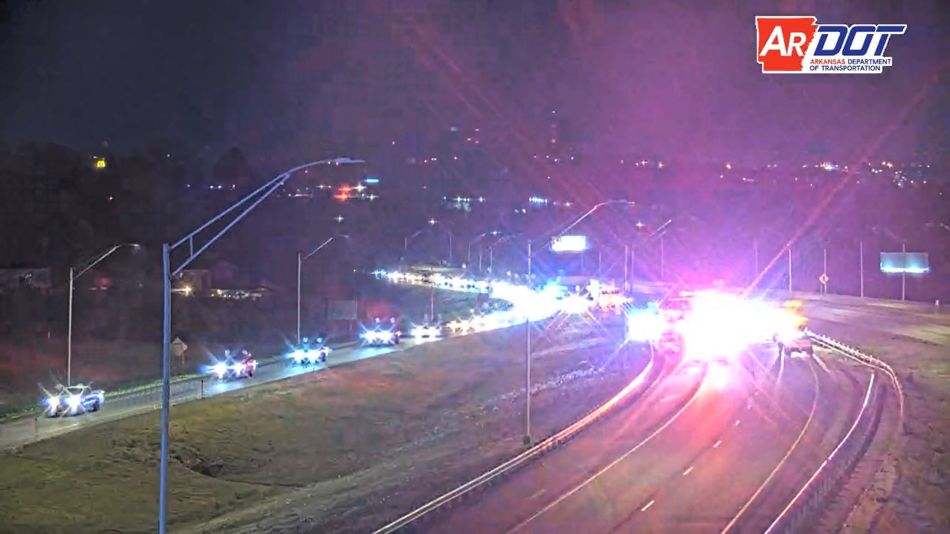 Injury accident blocks traffic on I-540 in Fort Smith