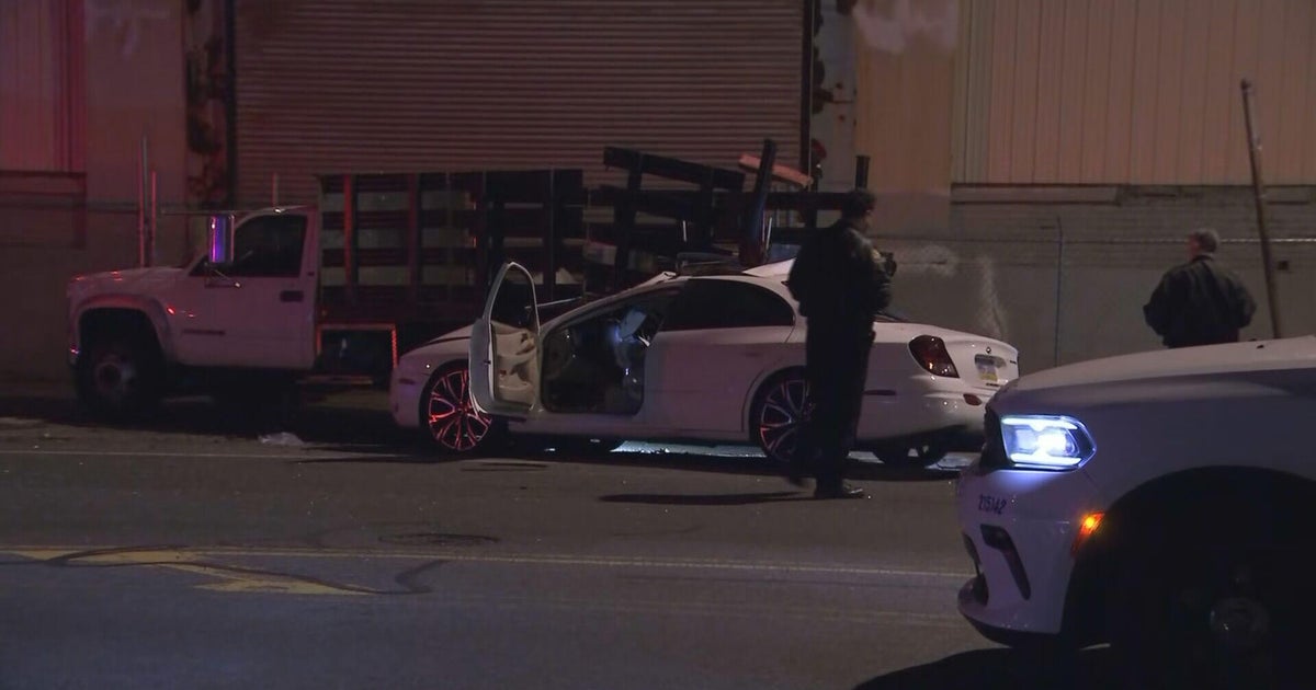 Woman killed after driver crashes into truck in Nicetown-Tioga section of Philadelphia, police say