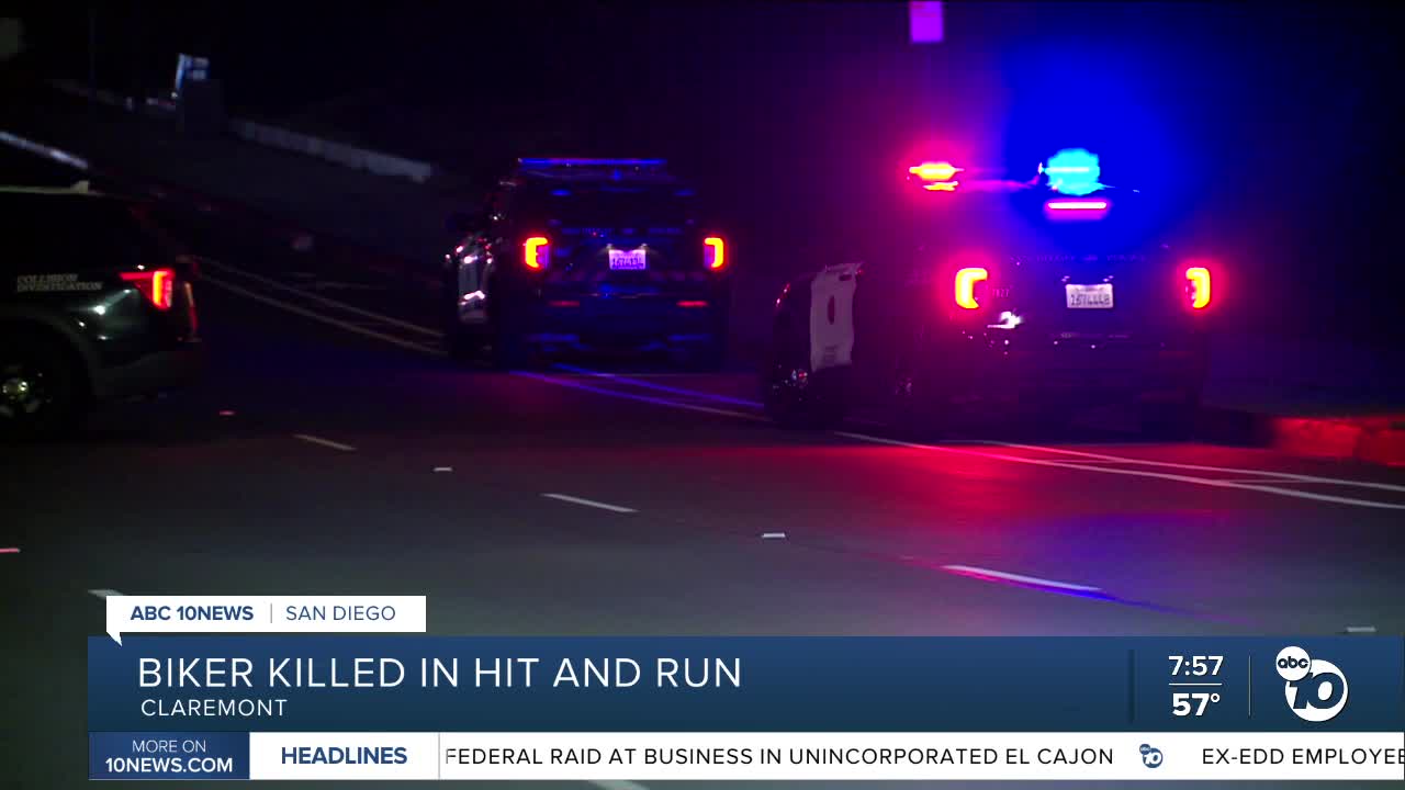 Hit-and-run collision kills e-biker in Clairemont Mesa