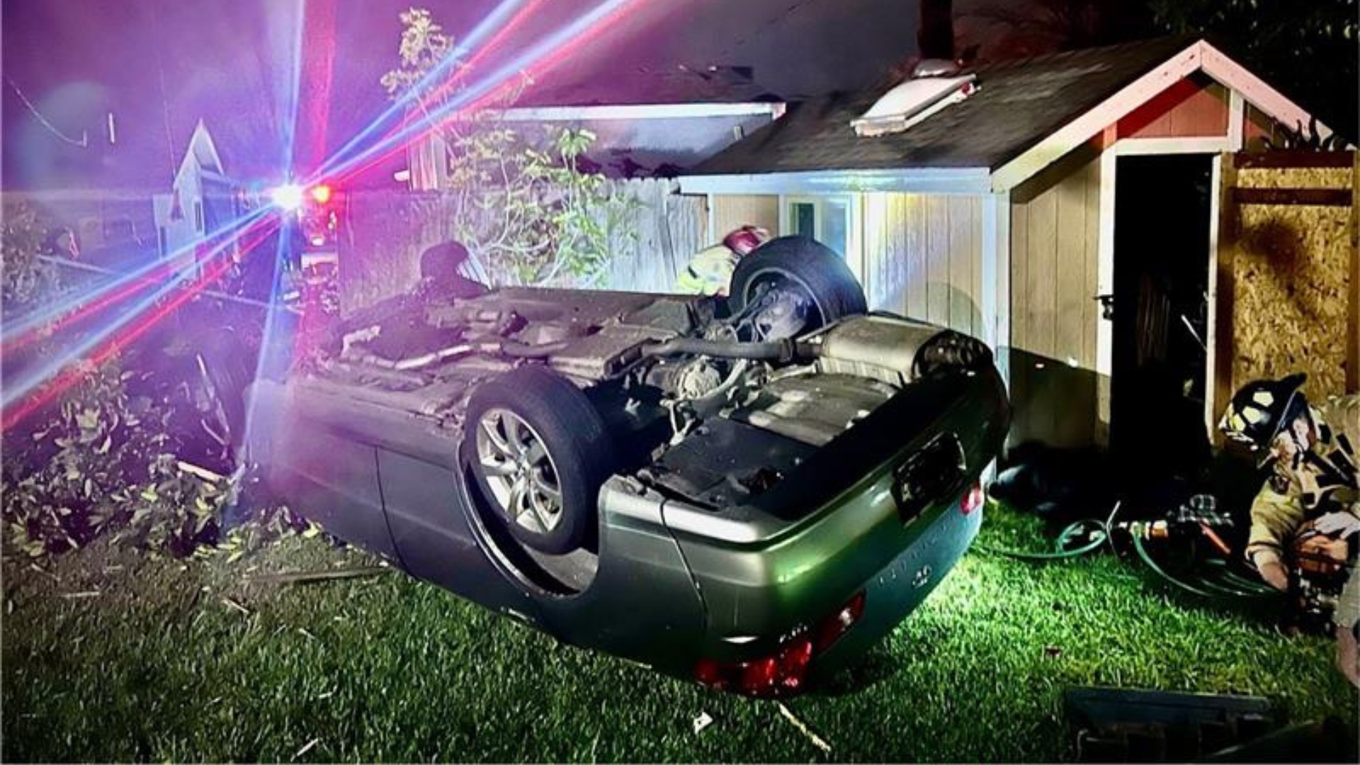 Man extracted out of vehicle after crash in Sacramento County