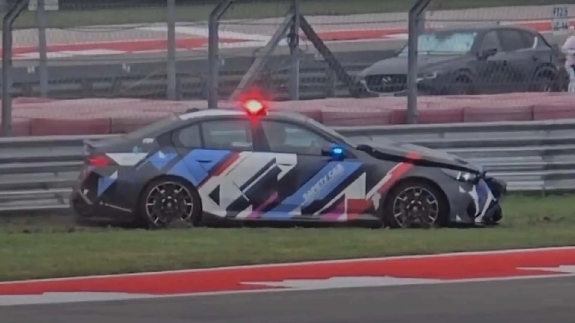 BMW M5 Safety Car Crash Captured in Agonizing Detail