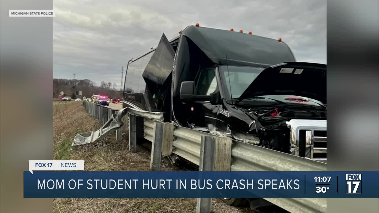 Mother speaks following daughter's injury in GR Civic Theatre bus accident