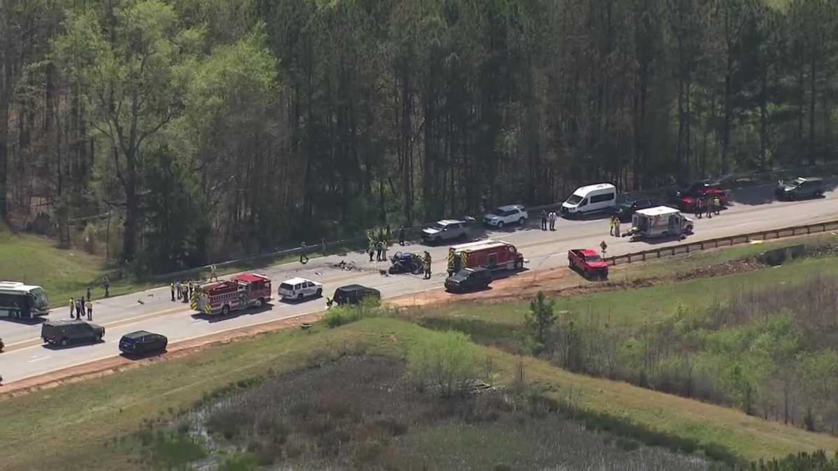 1 fatality, 2 airlifted, 8 transported by EMS following collision with city bus and car