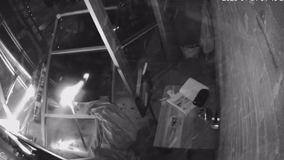 Video: Camera records car smashing into front of Plaza District bar