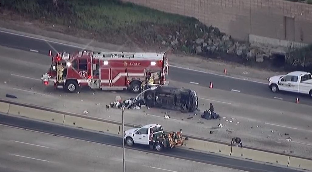 Serious rollover accident causes traffic on SR-94 west