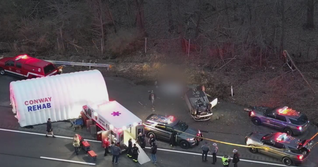 Ohio police pursuit results in crash on Pennsylvania Turnpike, closing eastbound lanes