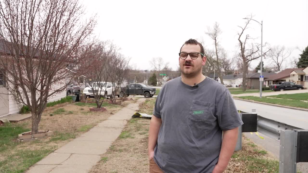 Residents in Ralston seek solution to recurring car crashes in yards.