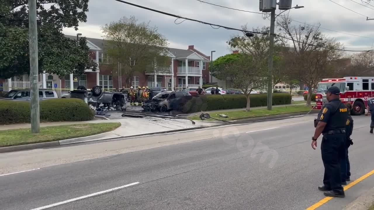 Two individuals sustain severe injuries in multi-vehicle collision on Granby Street, Norfolk