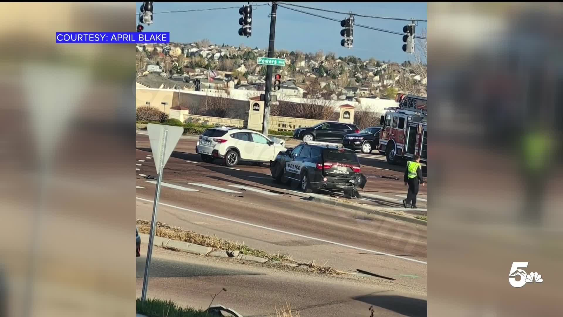 CSPD reports no serious injuries in Sunday multi-vehicle crash with police