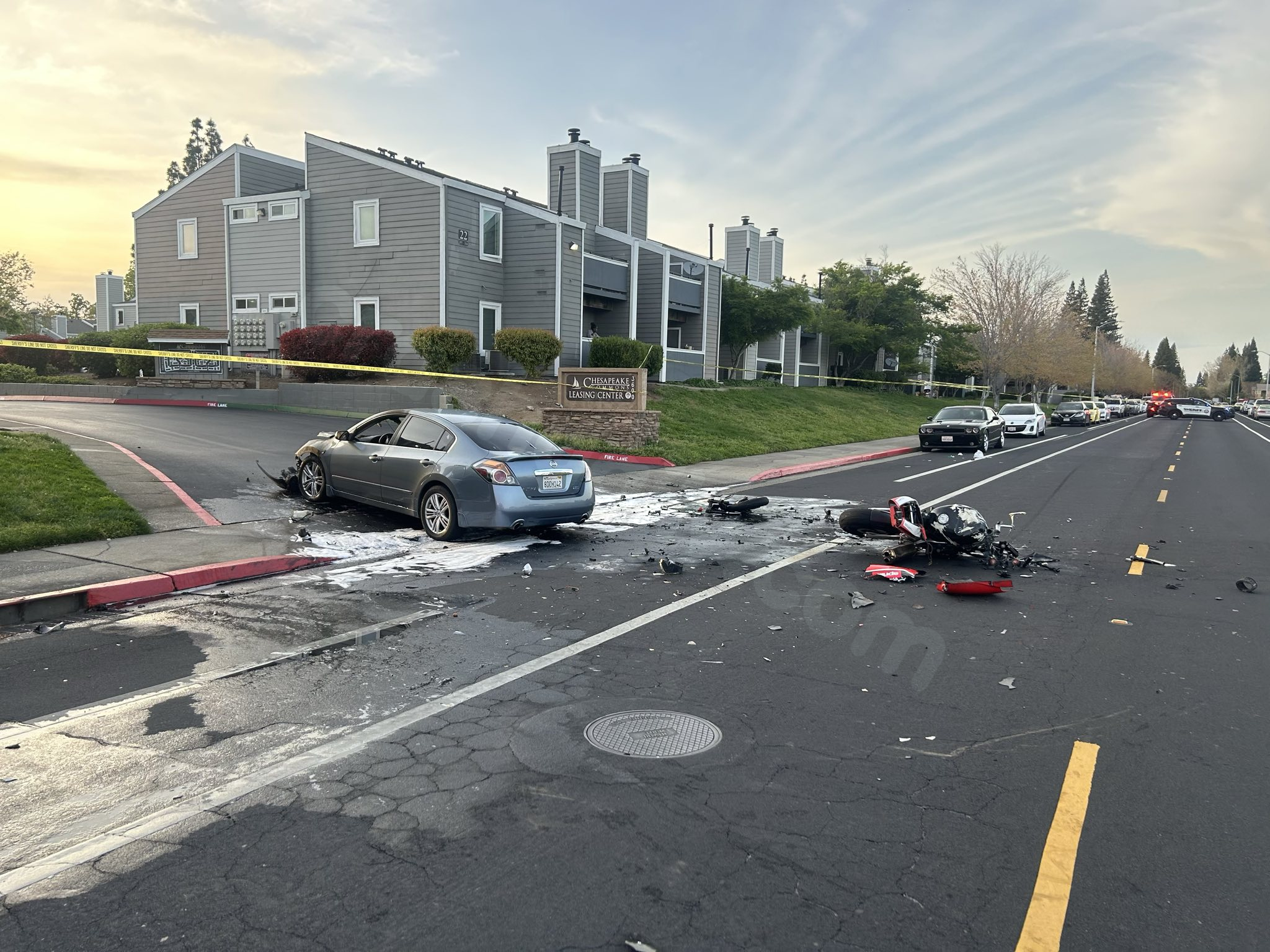 Fatal accident in Rancho Cordova involving motorcyclist