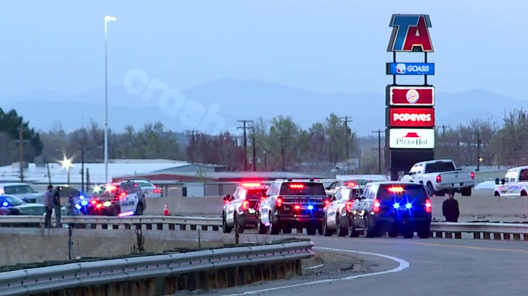 I-270 eastbound shut down due to multiple-car accident with reported severe injuries.