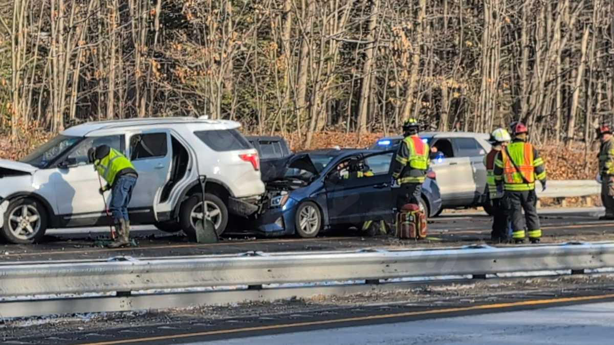 4-car collision leads to major traffic delays on I295 in Falmouth