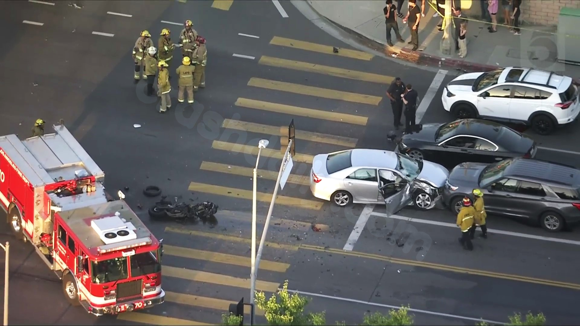 Fatal Northridge crash injures several people