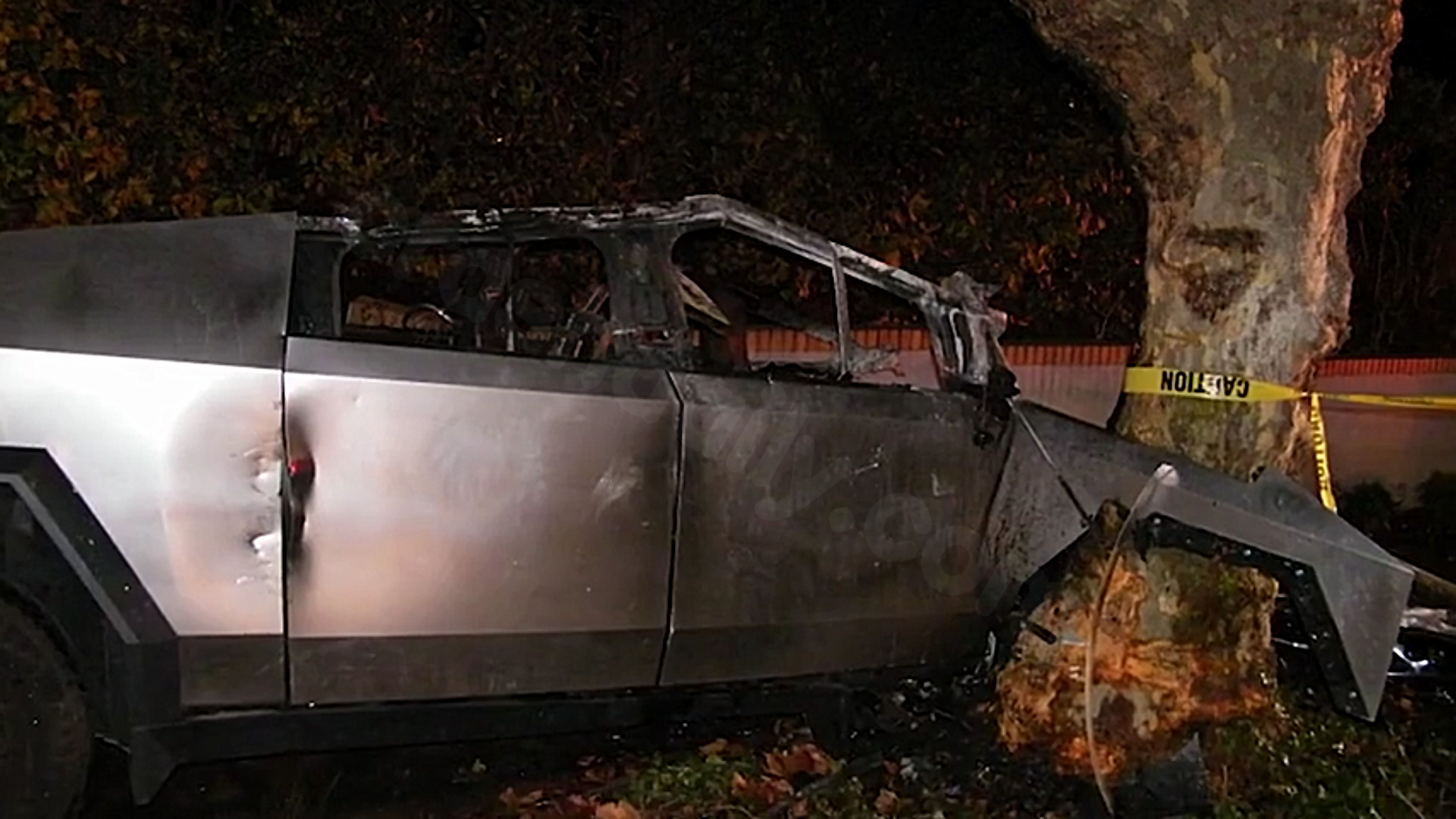 Images released from fatal Thanksgiving Eve Piedmont Cybertruck collision