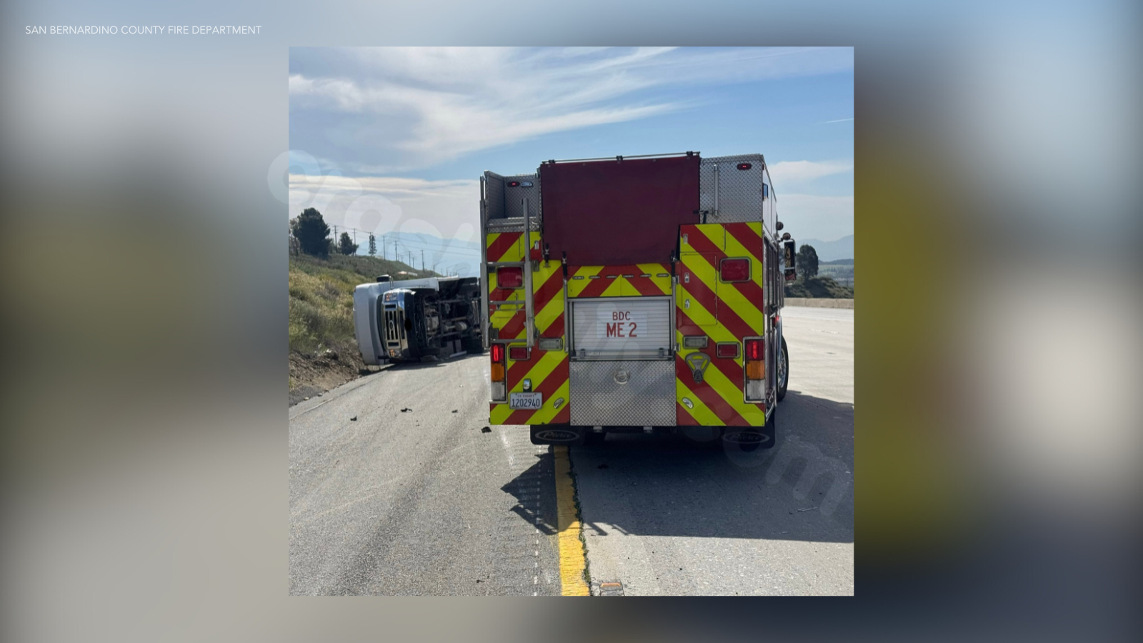 Multiple people hurt in bus accident in San Bernardino County