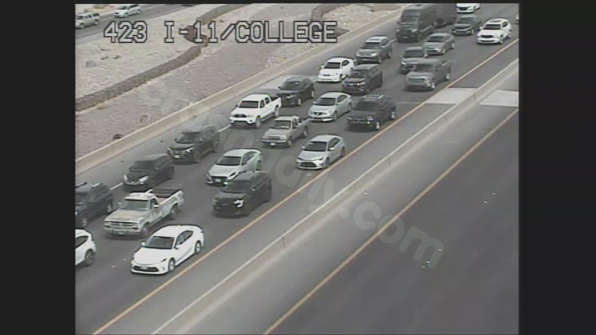 Motorcyclist critically injured, traffic backed up following crash on Henderson interstate