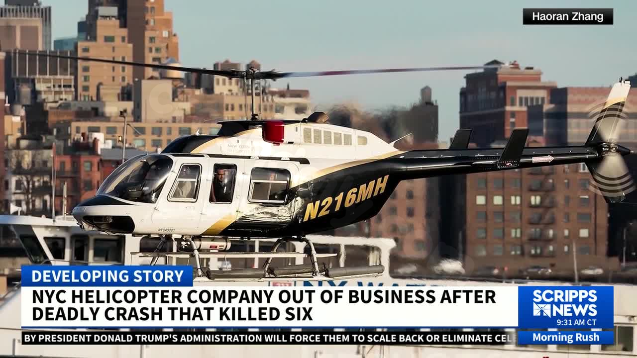 NYC helicopter company shuts down after deadly Hudson River crash, NTSB says