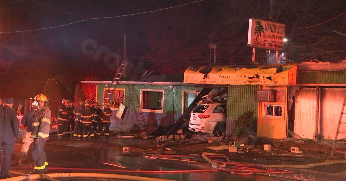 Southwest Philadelphia Jamaican restaurant seriously damaged after car crash set building on fire