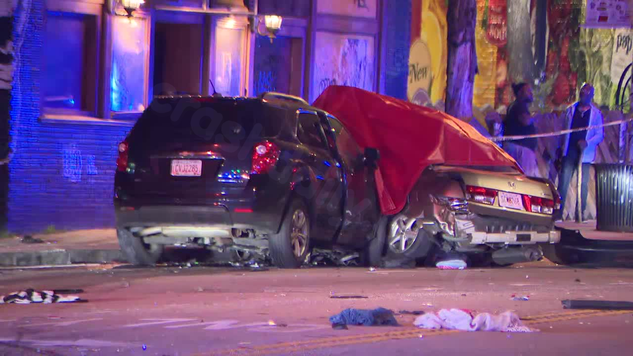 High-speed chase ends in crash in heart of Atlanta's Little Five Points