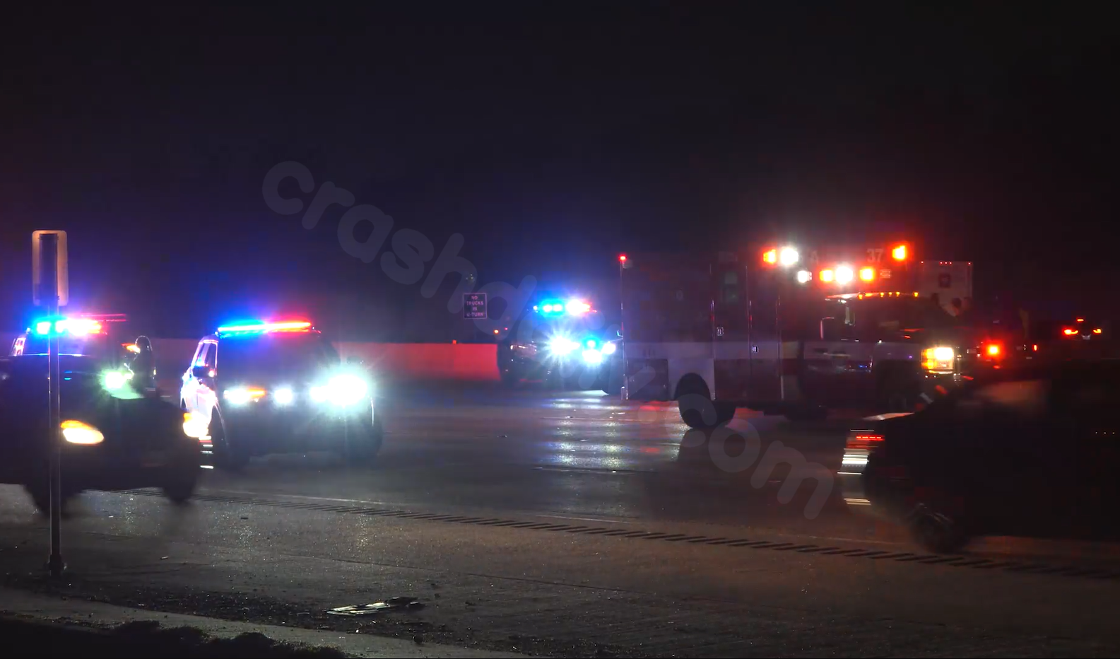 610 deadly crash: Multiple lanes shutdown, at least 1 person dead