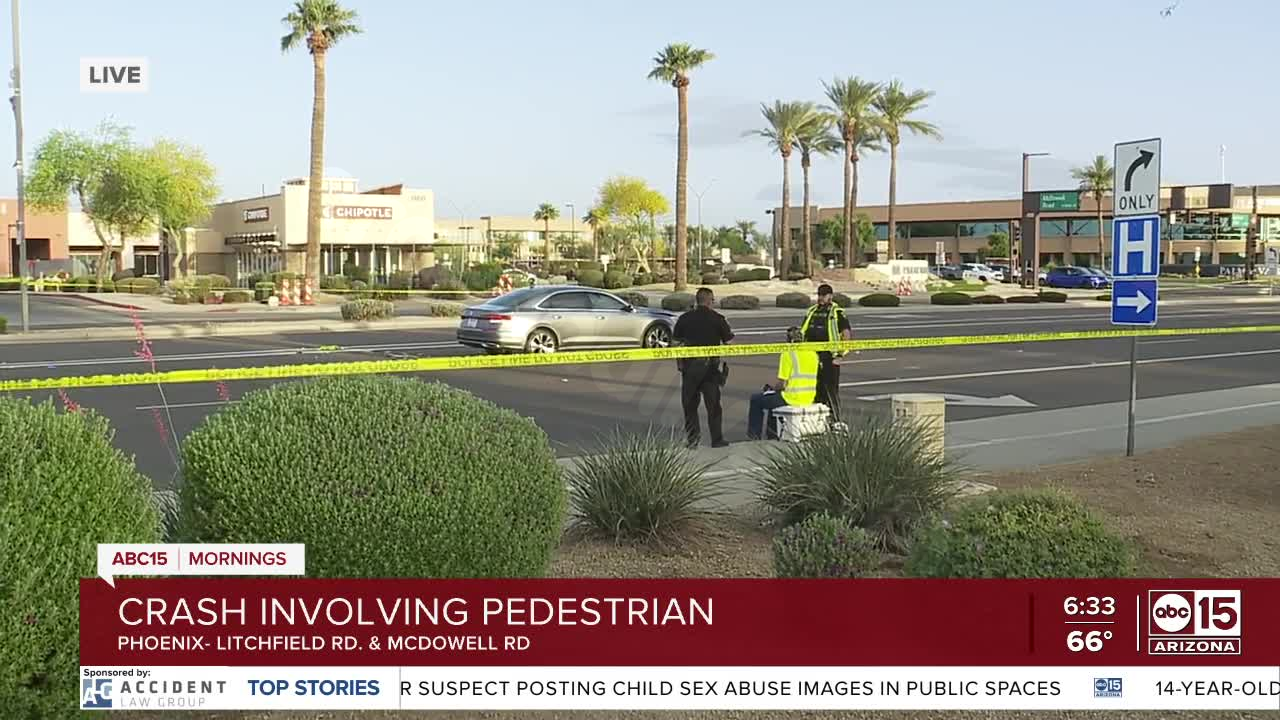 Pedestrian hit by car in Goodyear, police officer responding to crash assaulted in separate incident