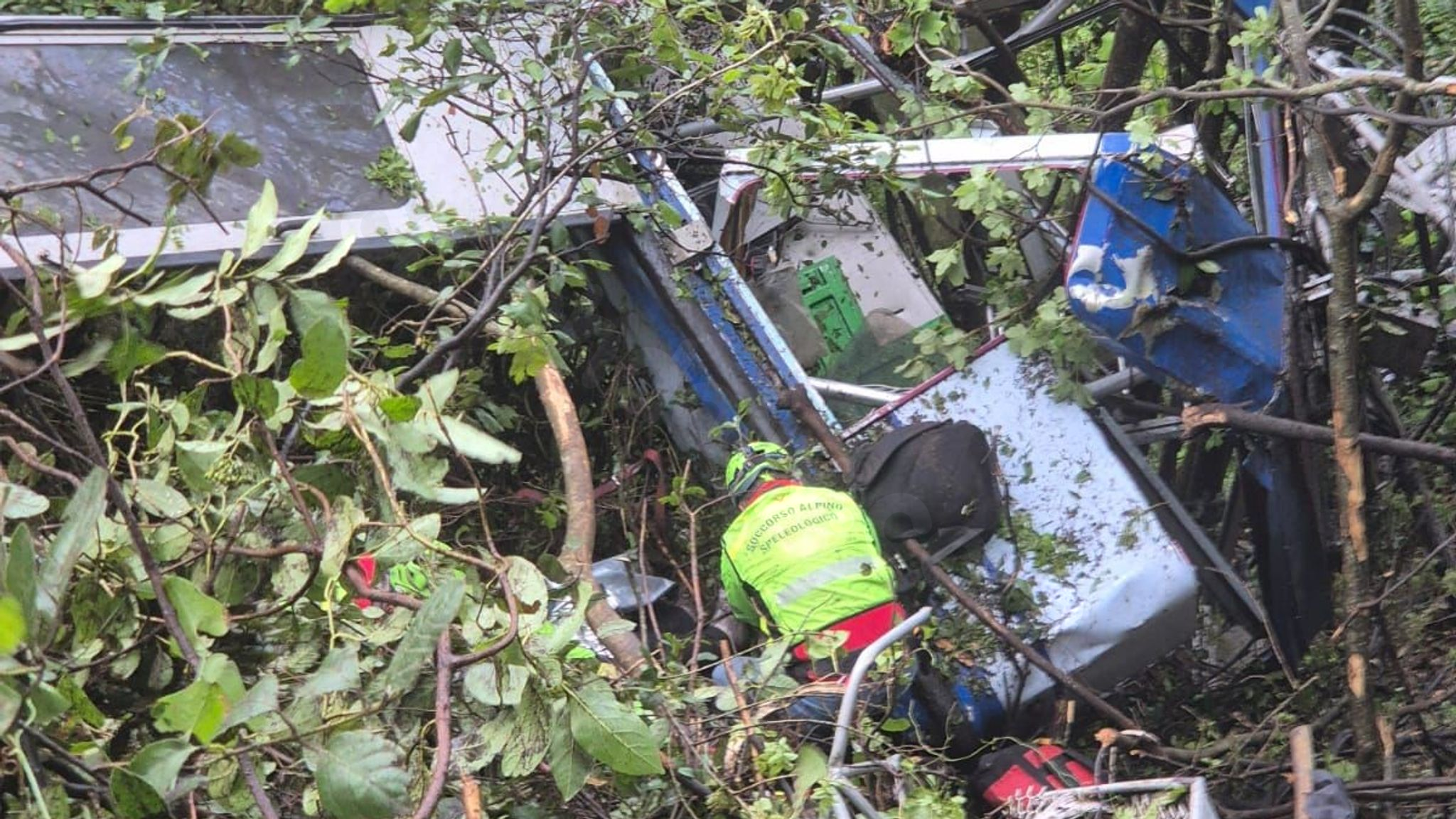Two British nationals among four killed after cable car crashed near Naples, Italian police say
