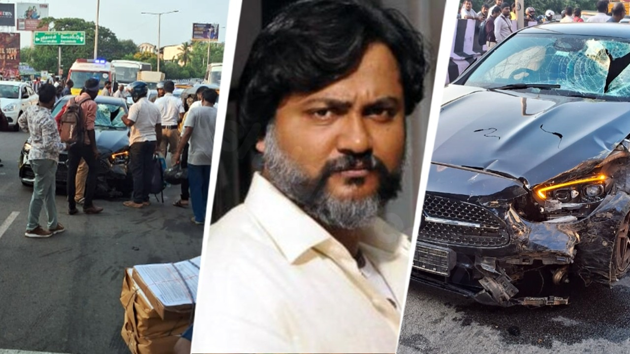 Drunk man driving Telugu actor's car rams 6 vehicles in Chennai, 4 injured