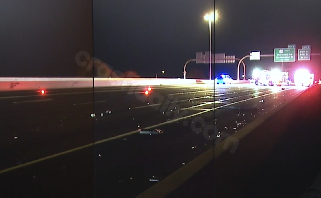 Deadly crash shuts down portion of Loop 202 Red Mountain near 32nd Street