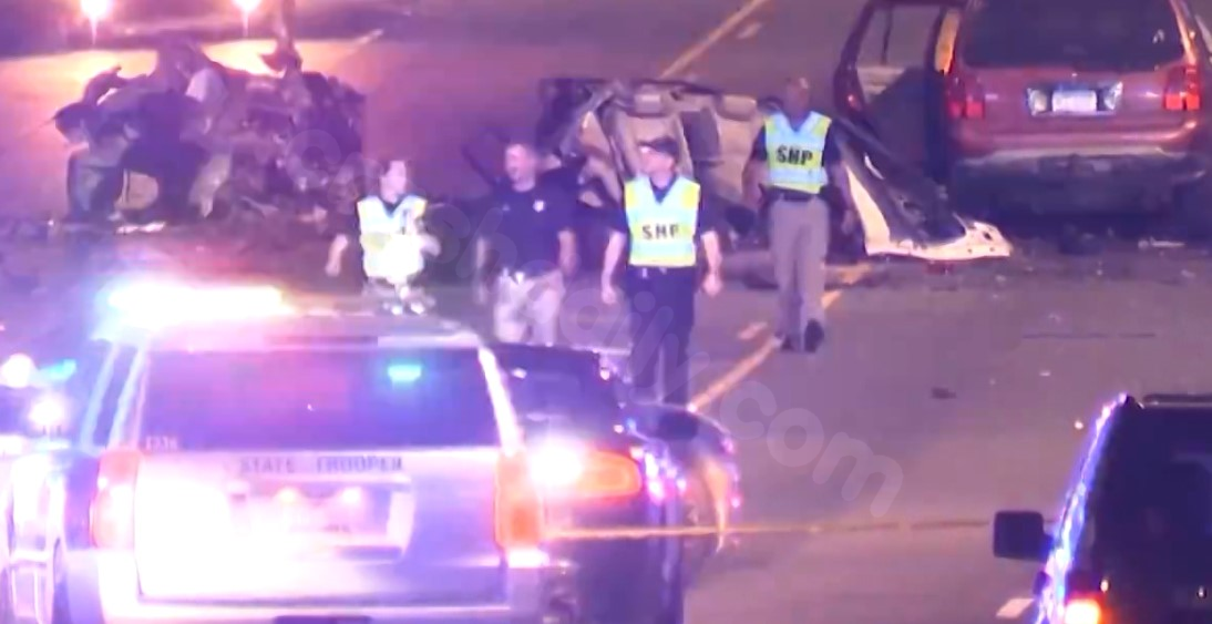 2 dead after car crashes while fleeing North Carolina deputy, officials say