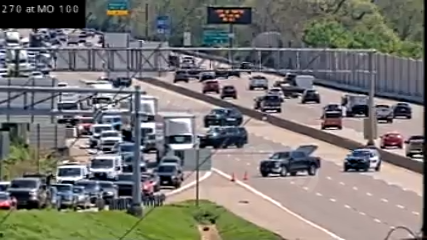 I-270 northbound closed at I-64 for fatal crash