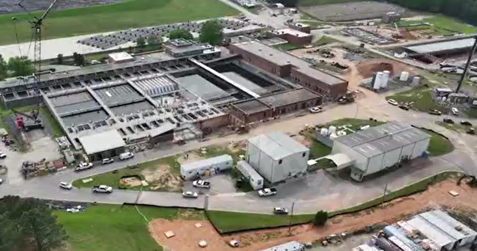 Contractor rushed to hospital after loader falls into basin at Raleigh water plant, city officials say