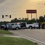 Two Vehicle Accident at Clay and Berryman