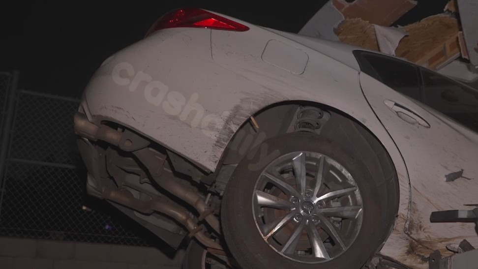 Car bounces off roof of house, crashes into RV in East County