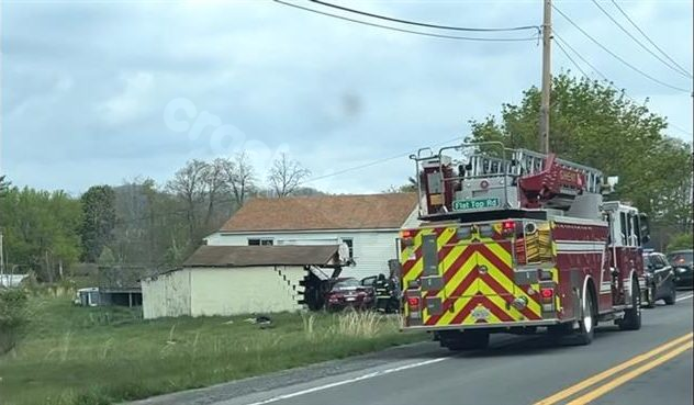 Car crashes into building on Route 19 in Raleigh County