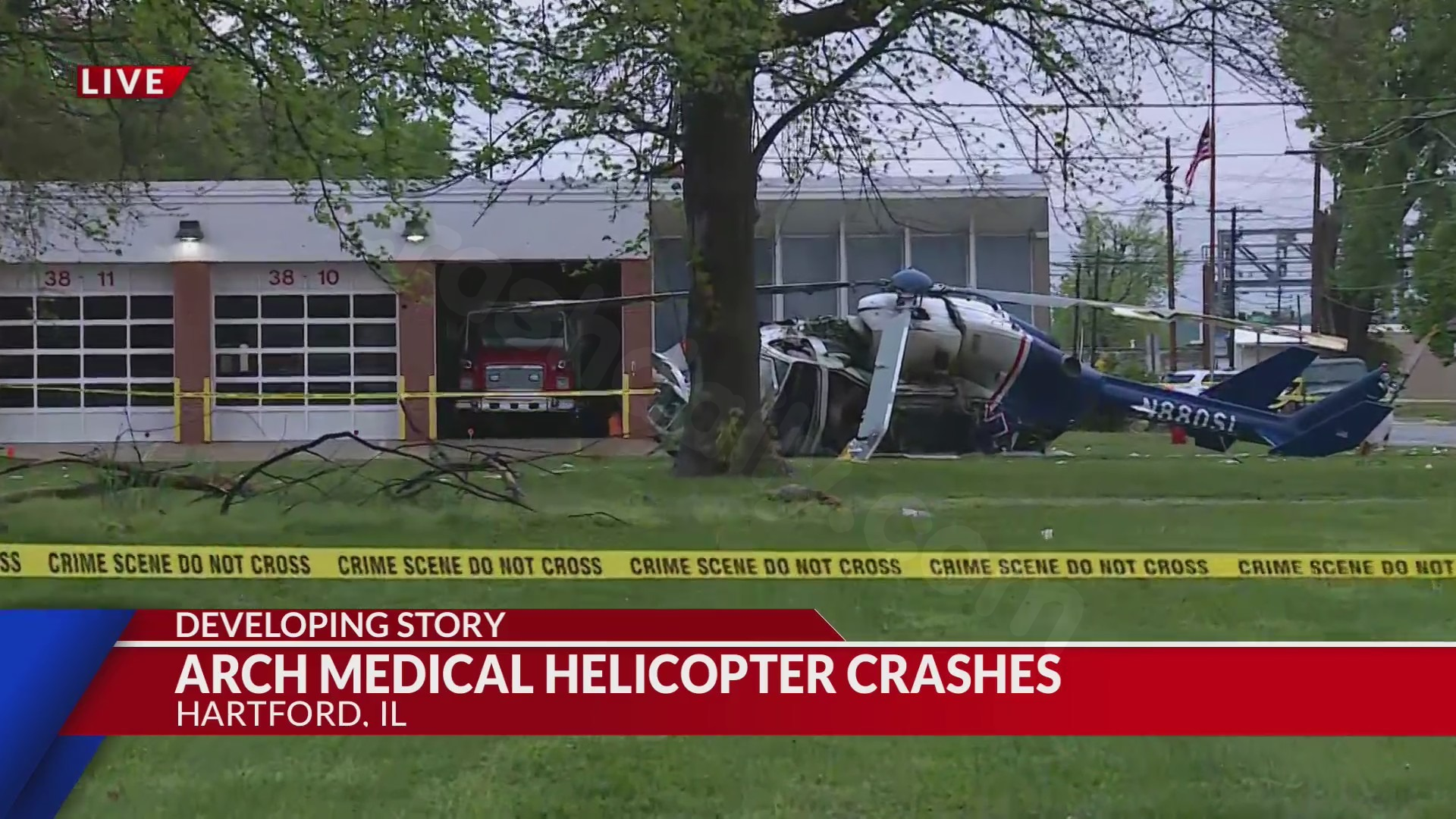 Three injured in helicopter crash during training event in Hartford