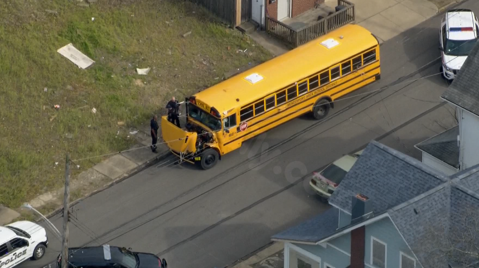 Student sent to hospital after accident involving school bus in Allegheny County