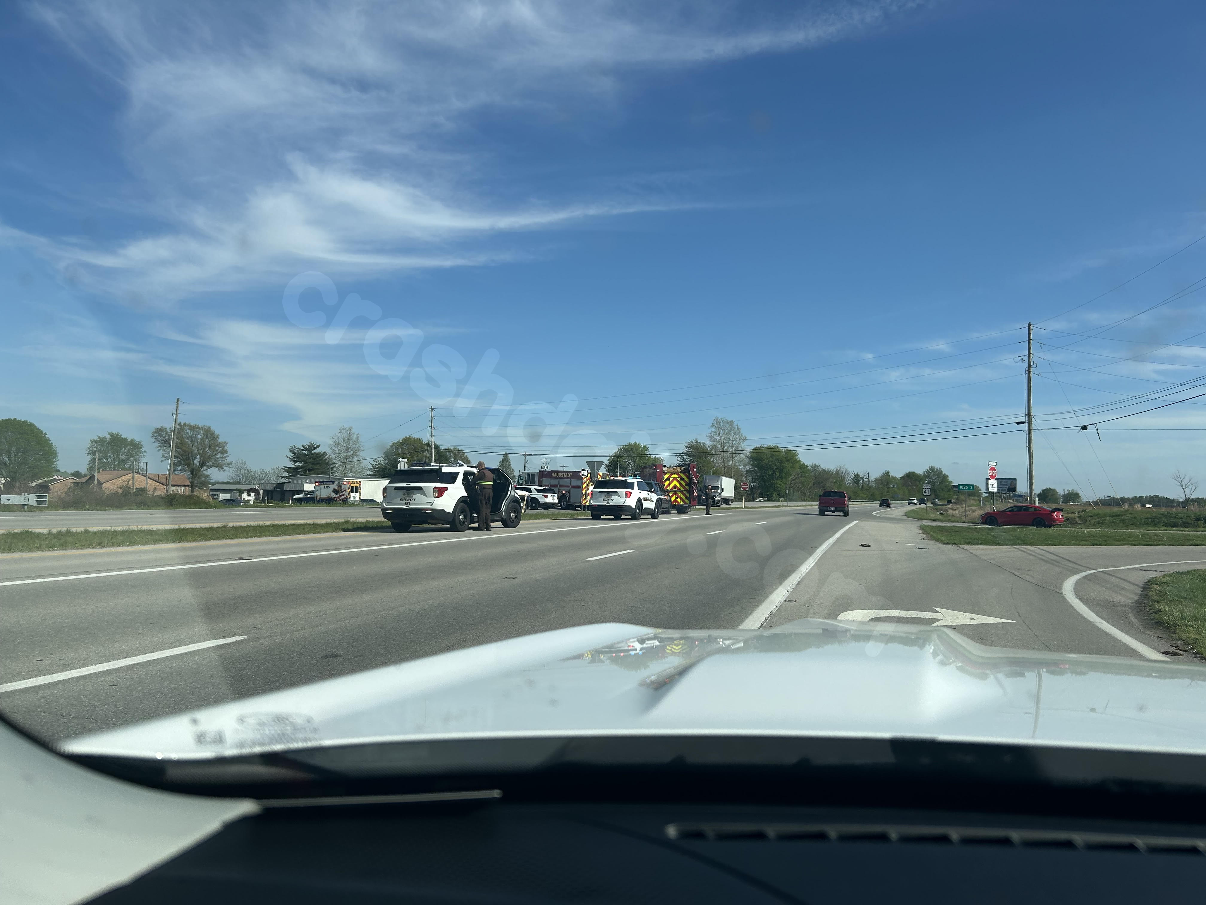 One in custody after accident in Gibson County