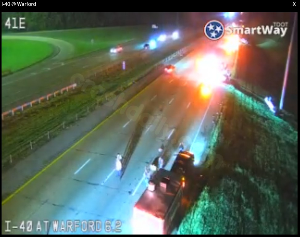 Man dead after car crash on I-40, Warford Street