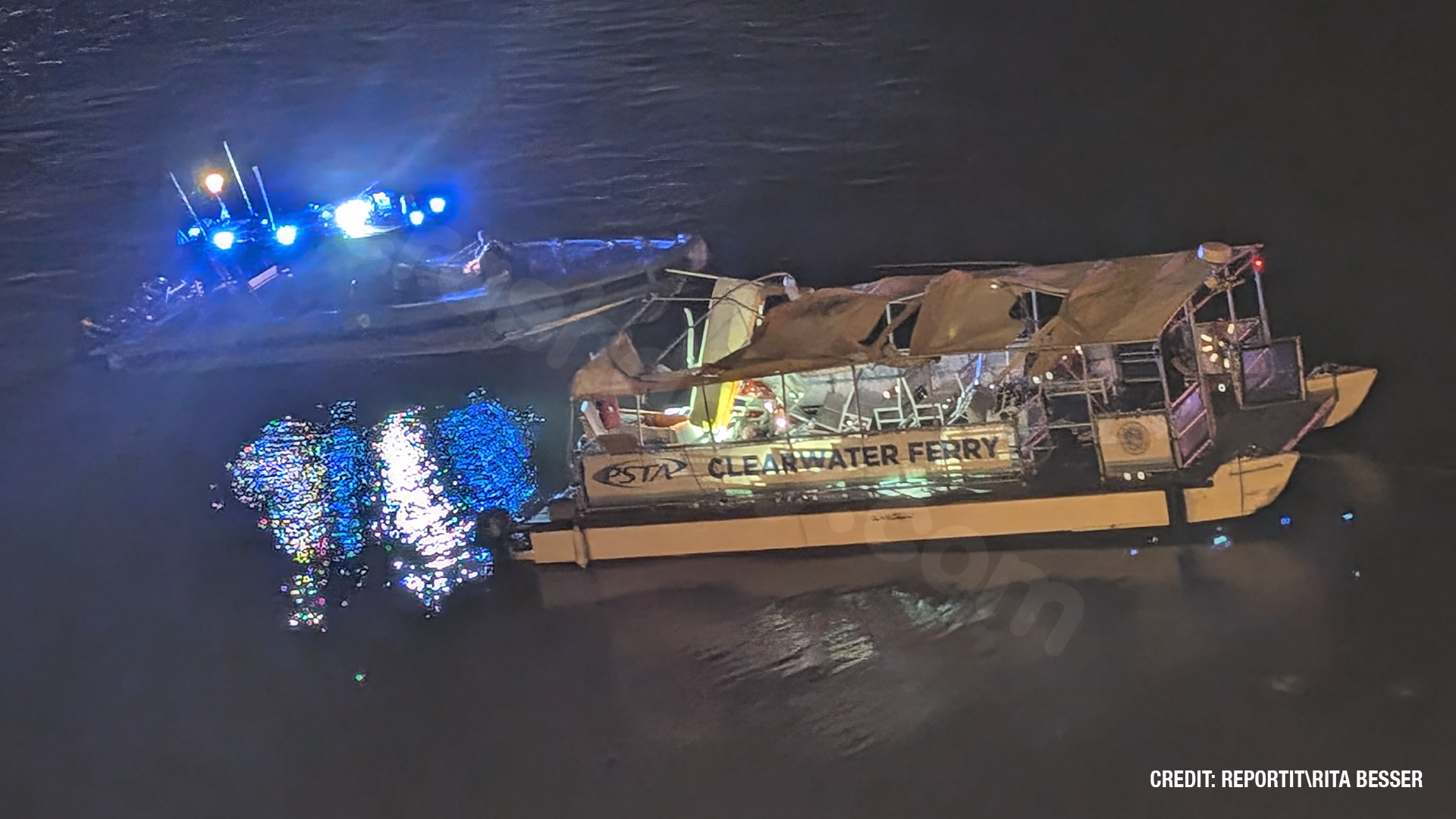 Man dies, 10 hurt in Clearwater ferry hit-and-run crash