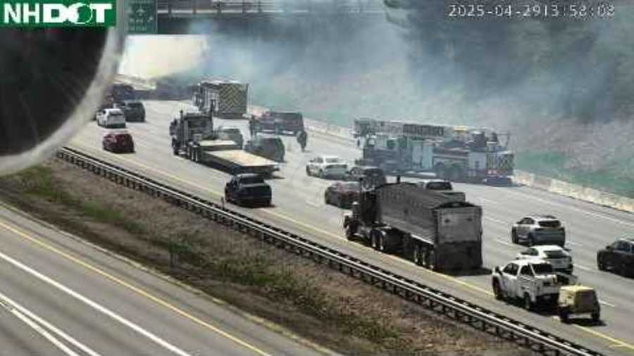 4 injured in I-95 crash that sparked Portsmouth brush fire