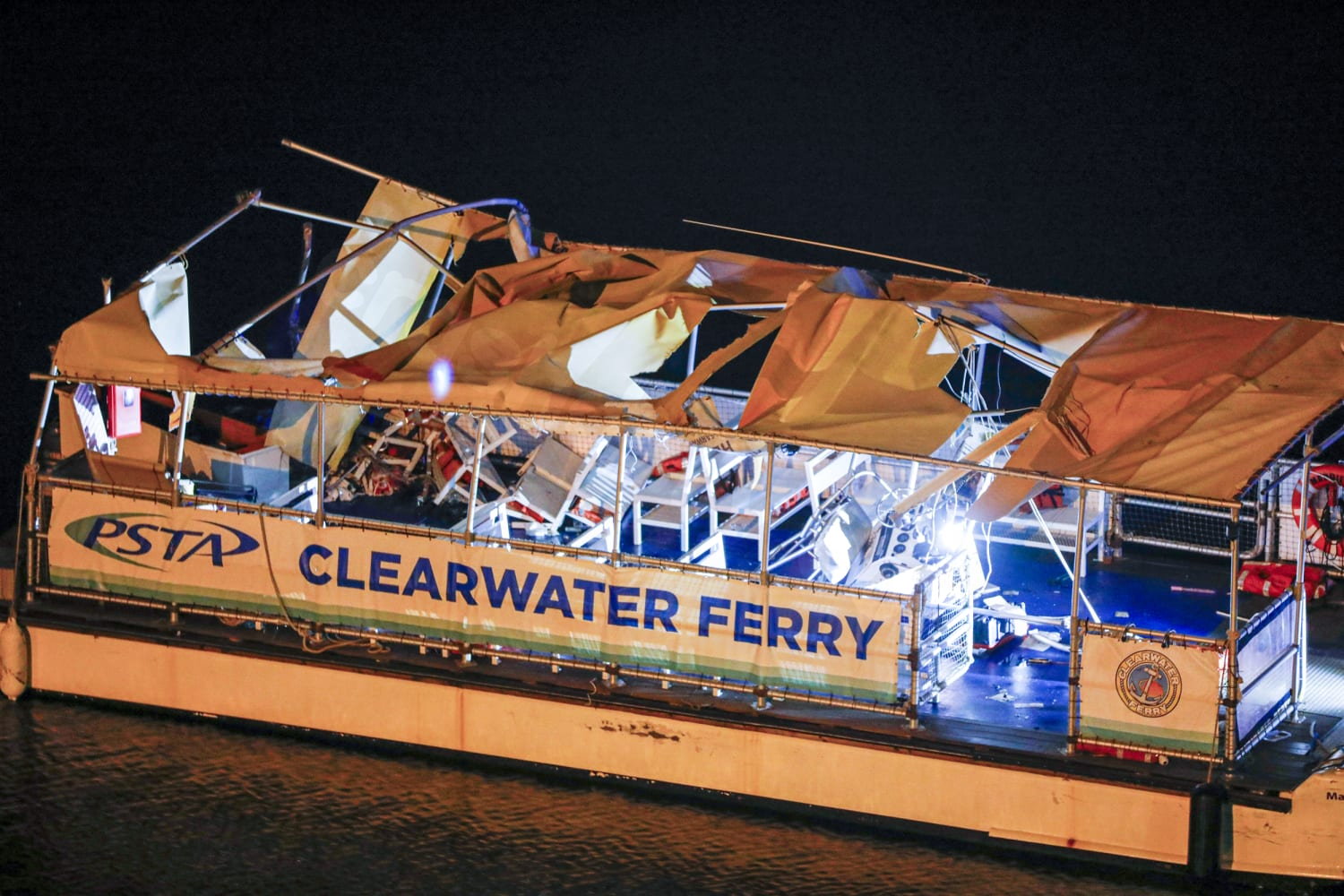 Video shows moment boat crashes into Florida ferry, killing 1 person and injuring 10 others