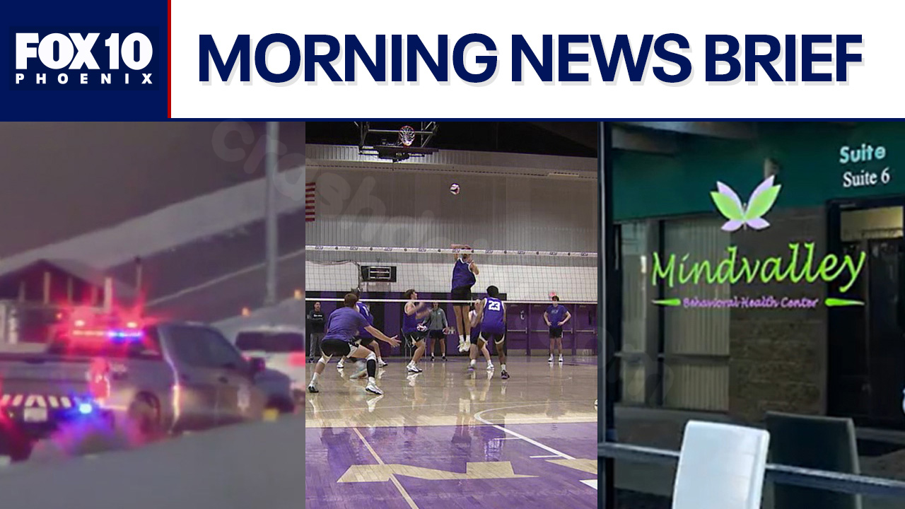Deadly I-10 motorcycle crash; GCU cuts men's volleyball program l Morning News Brief